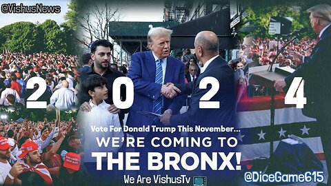 Donald Trump Rally The "BRONX" TALE... #VishusTv 📺