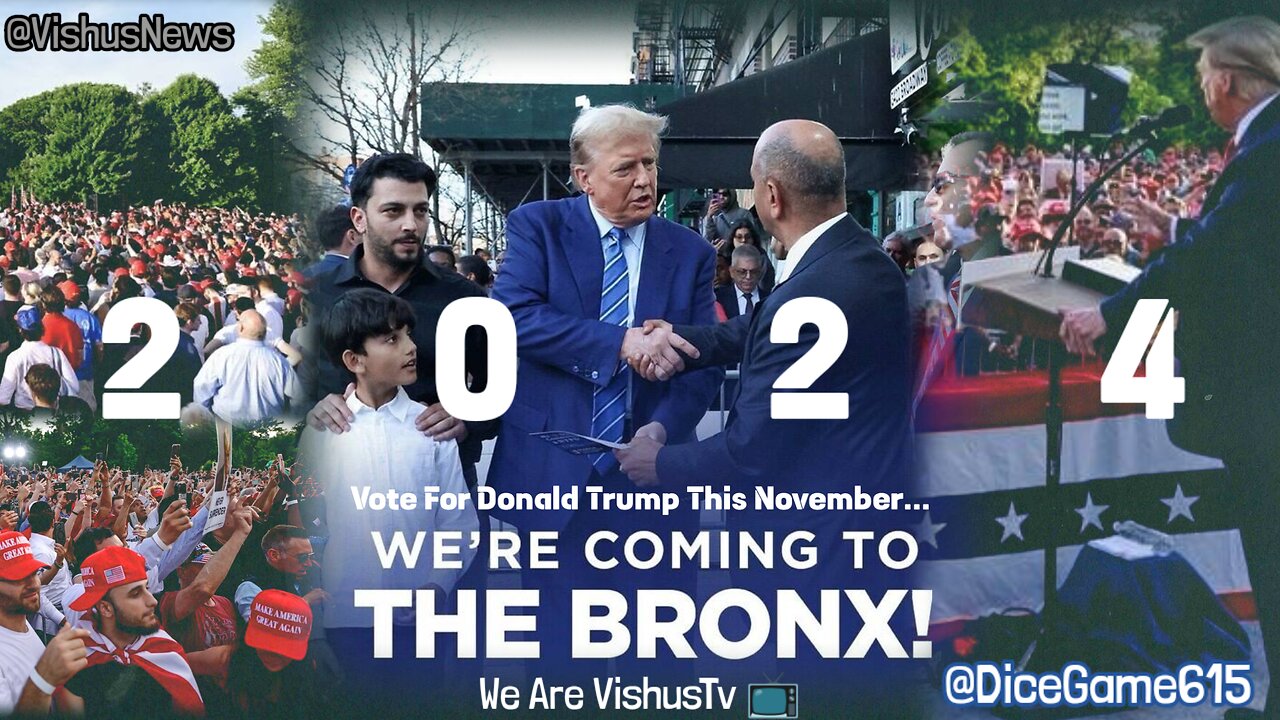 Donald Trump Rally The "BRONX" TALE... #VishusTv 📺