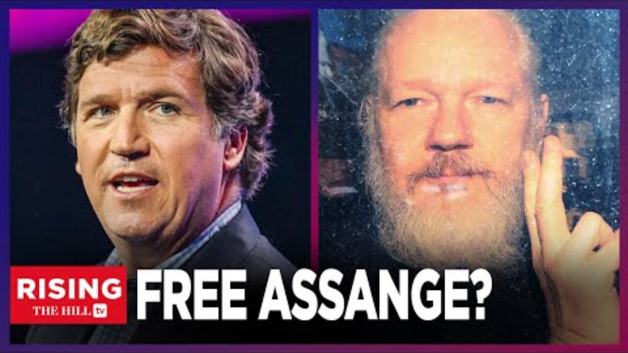 Tucker Carlson VISITS Wikileaks' Julian Assange In UK Jail: Rising Team Reacts