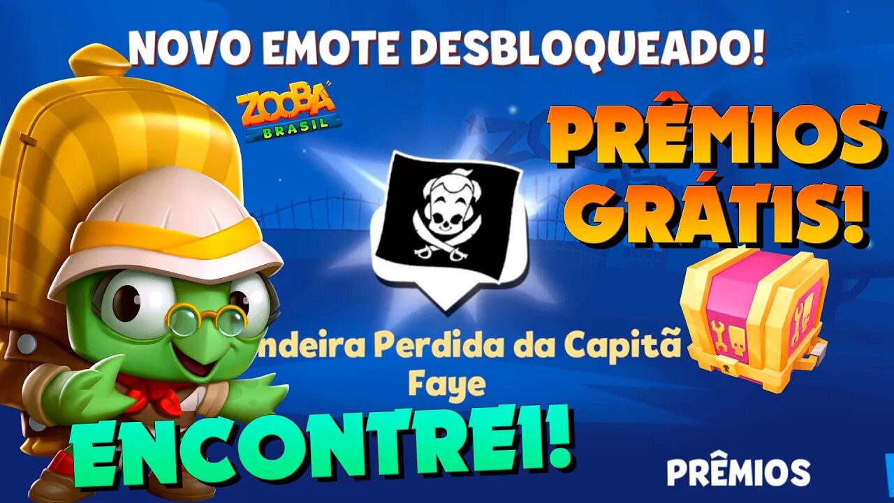 SORTEIO EXCLUSIVO BR GANHEI O NOVO EMOTE GRÁTIS! ZOOBA: Jogo de Batalha Animal