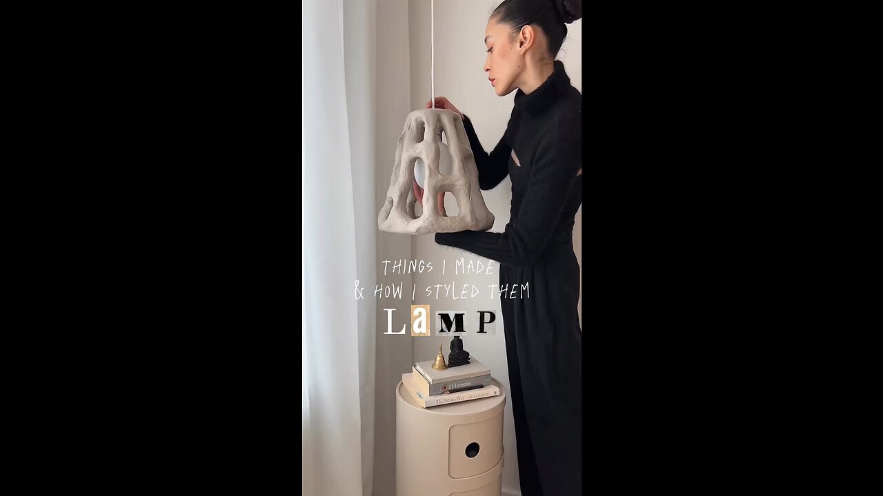 i made a lampshade out of papermache and this is what happened.
