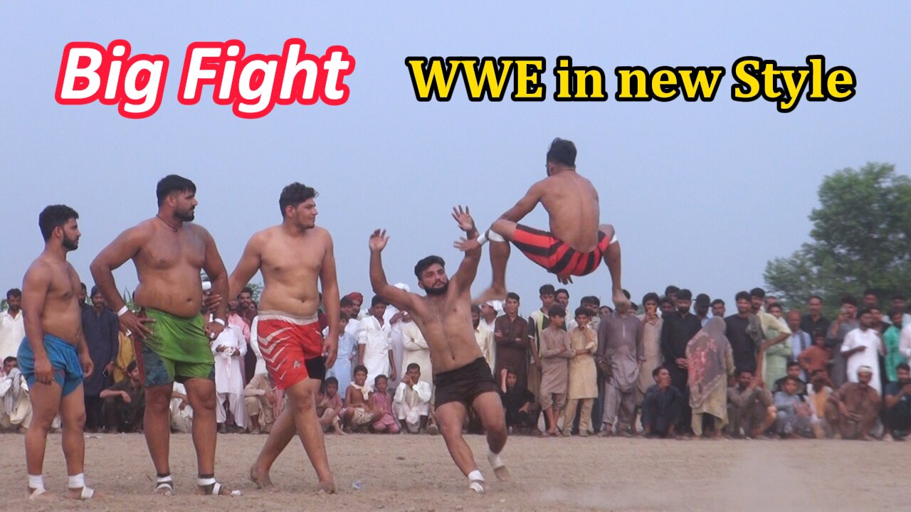 Abdul rahman Bijli vs Faiz new style wwe , kabaddi match