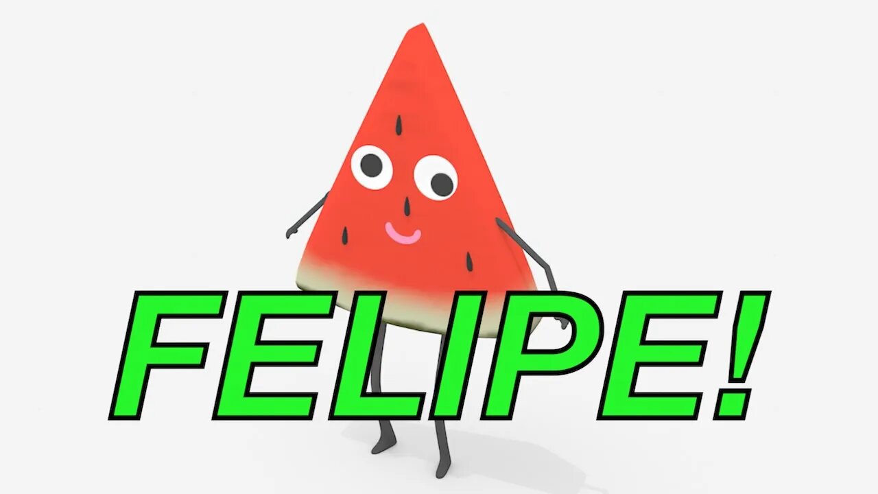 Happy Birthday FELIPE! - WATERMELON Birthday Song