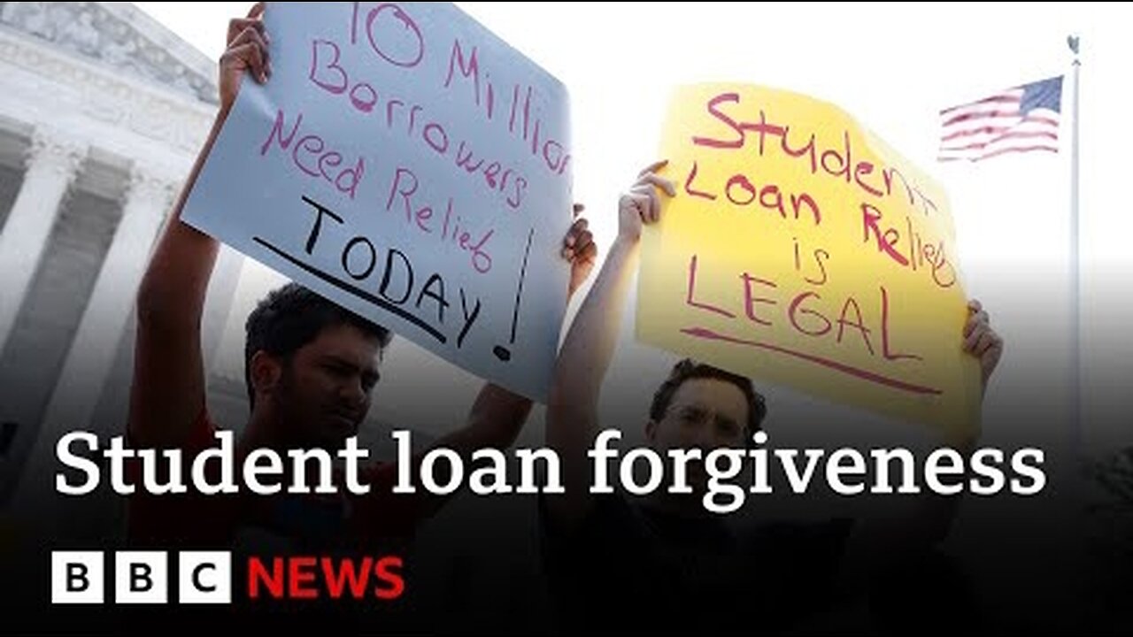 US Supreme Court strikes down President Biden student loan forgiveness plan - BBC News