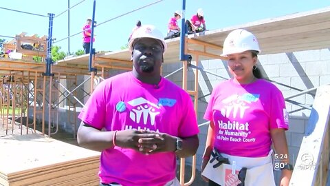 Women builders construct new Habitat for Humanity home in Boynton Beach