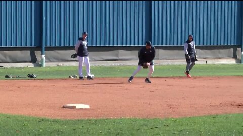 Tigers take the field in Lakeland for first day of Spring Training workouts