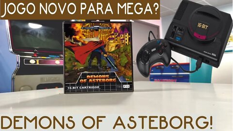 NOVO JOGO PARA MEGA DRIVE? - DEMONS OF ASTEBORG!