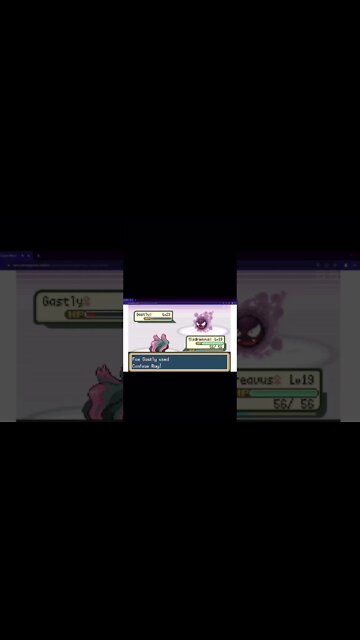Pokémon FireRed - Wild Gastly Used Confuse Ray!