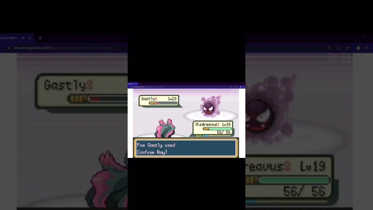 Pokémon FireRed - Wild Gastly Used Confuse Ray!