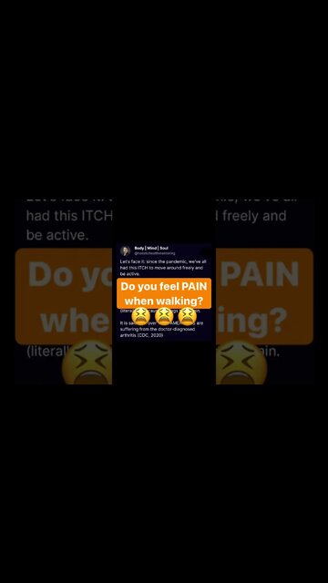 Never take our walking ability for granted⚡️Subscribe to PPNutra