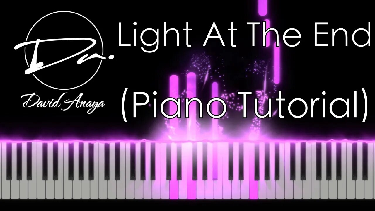 David Anaya - Light At The End | Piano Tutorial [MIDI & WAV files]