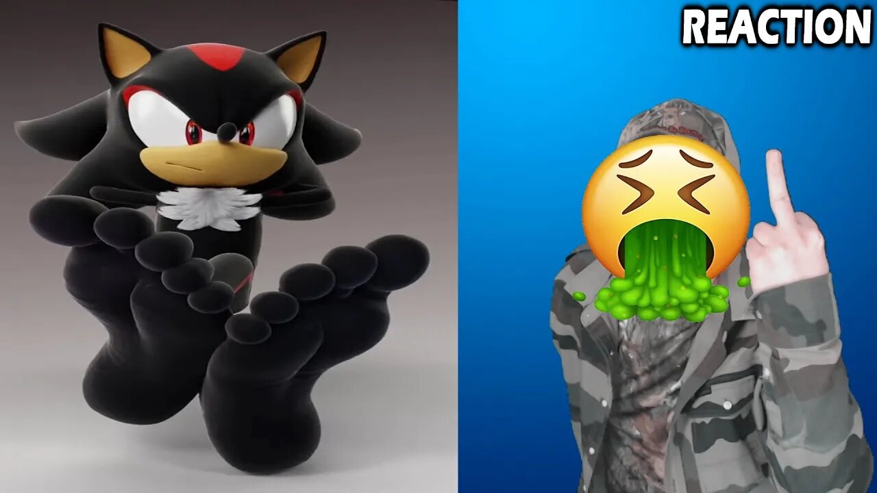 Shadow The Hedgehog Giant Feet Teases A Micro Interrogation REACTION!!! (BBT)