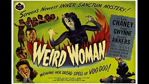 Inner Sanctum WEIRD WOMAN 1944 Professor Marries Woman Who May Be a Witch FULL MOVIE