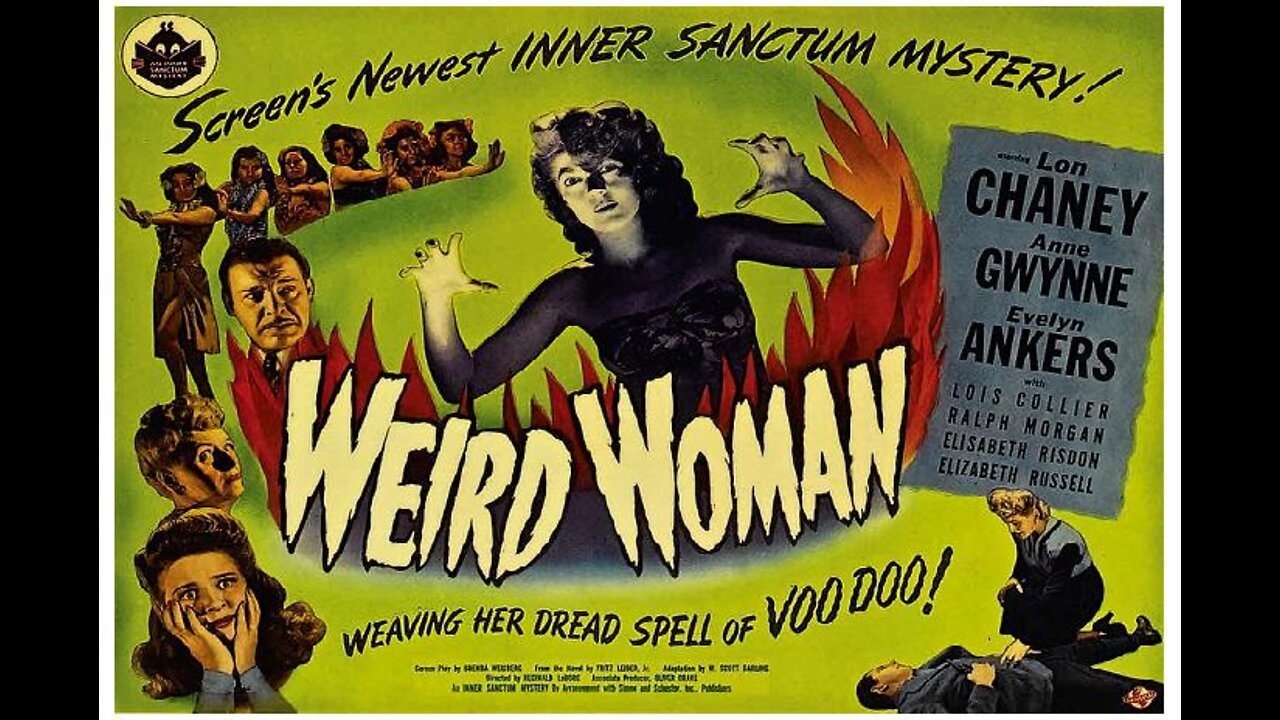 Inner Sanctum WEIRD WOMAN 1944 Professor Marries Woman Who May Be a Witch FULL MOVIE