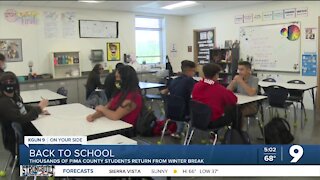 Pima County schools return from winter break as COVID cases rise
