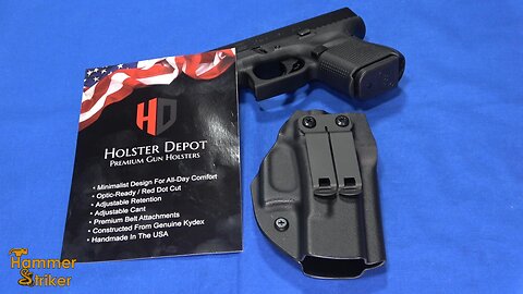 Affordable Holster! The Holster Depot IWB Kydex DCC Monoblock Glock 26