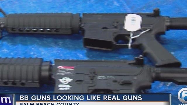 BB guns looking like real guns