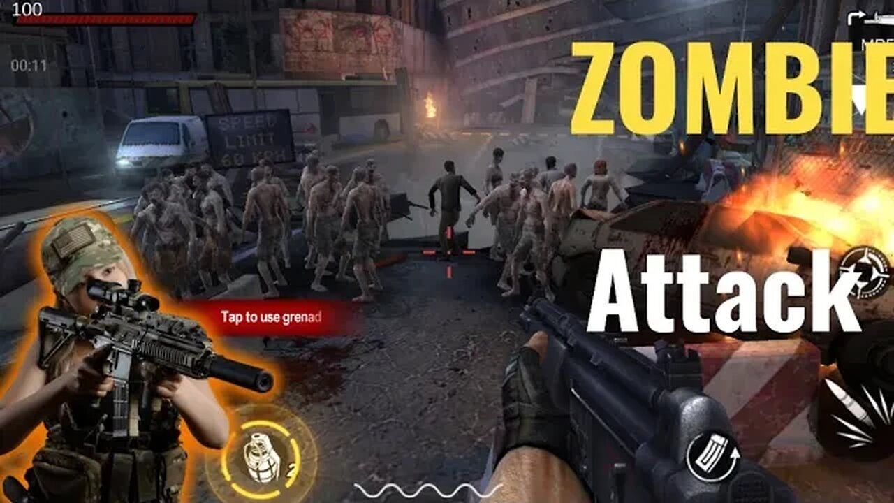 Zombies Attack And Killing || Khatarnak Gameplay || Zombie Frontier 4 Mobile Game