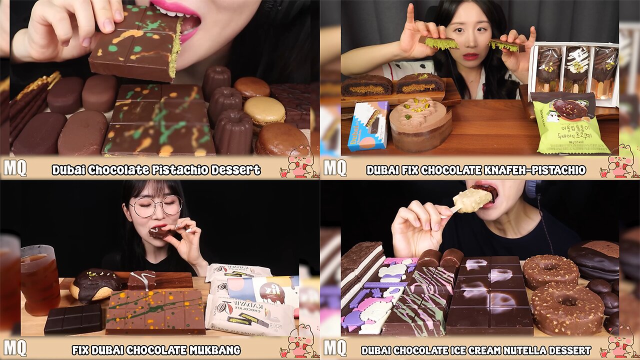 *MOST VIRAL* DUBAI FIX CHOCOLATE | MUKBANGER VS. FOOD | MUKBANG ASMR😋