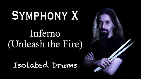 Symphony X - Inferno (Unleash the Fire) | Isolated Drums | Panos Geo