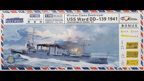 1/700 Flyhawk USS Ward Review/Preview