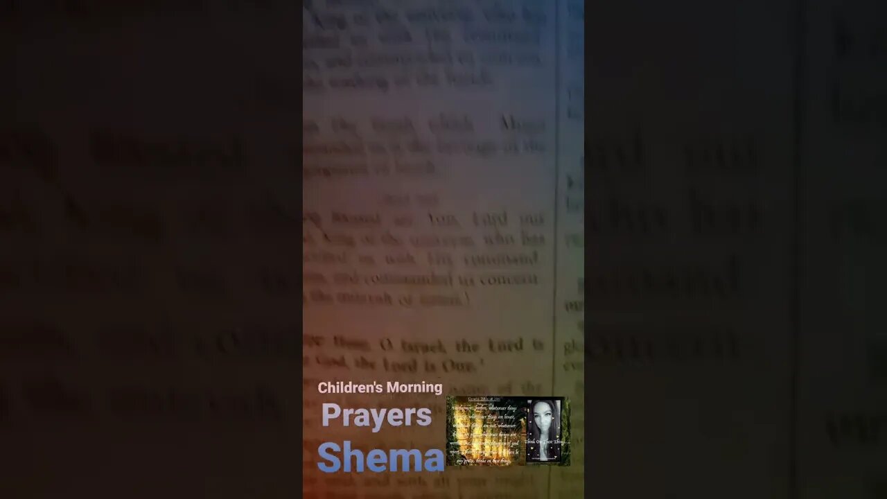 #goodmorning #shema #children #prayer #mariespeaksgodsgrace #thinkonthesethings