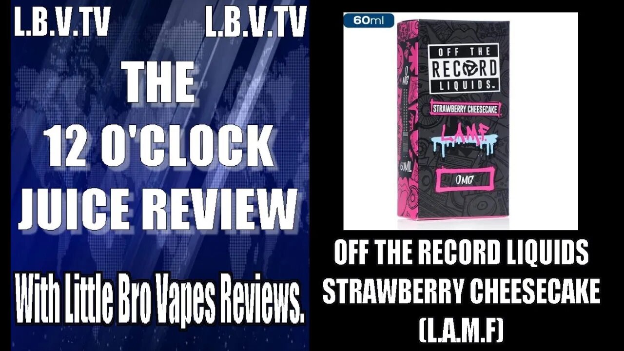 STRAWBERRY CHEESECAKE (L.A.M.F) FROM OFF THE RECORD LIQUIDS