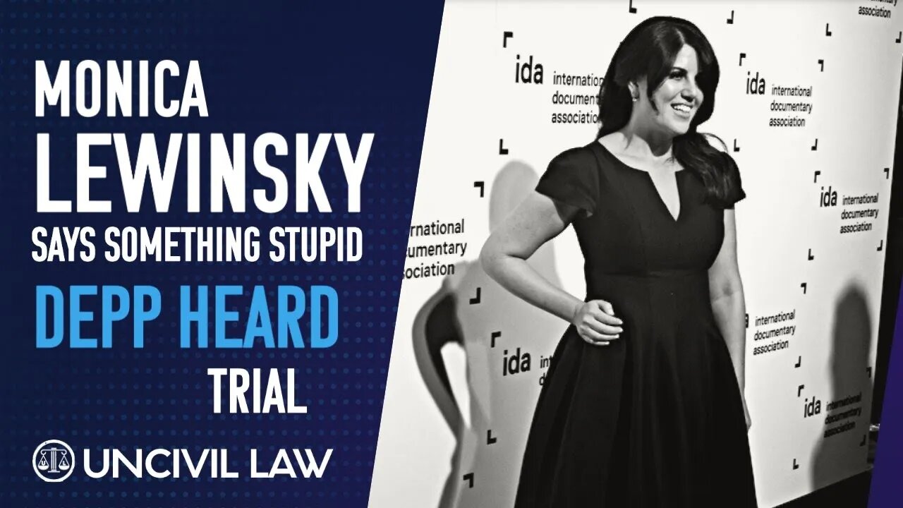 Monica Lewinsky joins the Depp / Heard Stupid