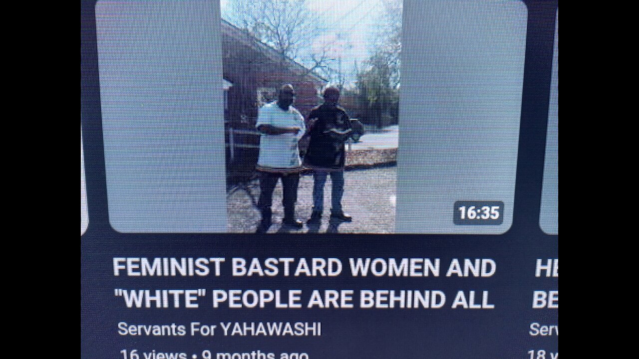 HEBREW ISRAELITE MEN ARE THE TRUE HEROES EXPOSING THE WICKEDNESS OF FEMINIST BASTARD WOMEN!!!