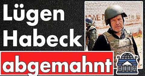 Abmahnung für Robert Habeck. Er lügt und ist eine Gefahr für die Meinungsfreiheit und somit der FDGO