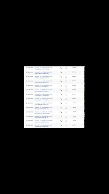 DoorDash Weekly Deposits To My Bank