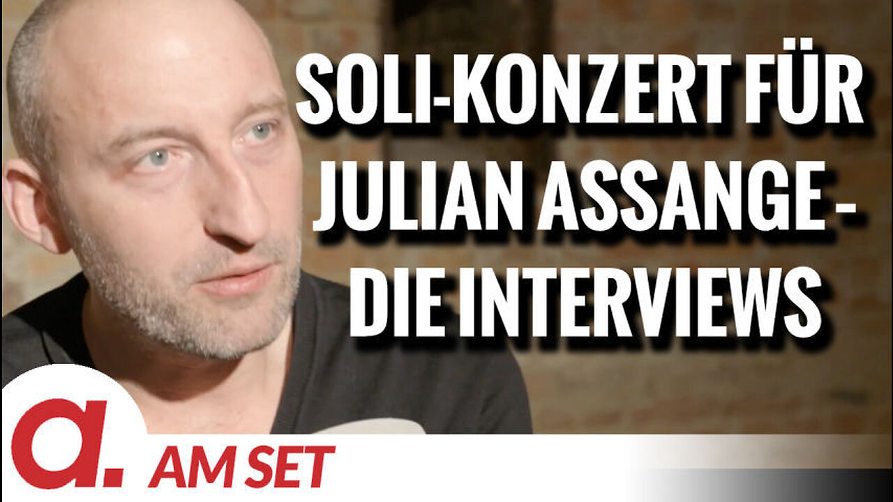 Am Set: 3. Solidaritätskonzert für Julian Assange – Die Interviews