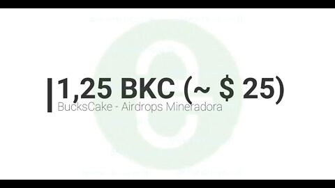 Finalizado - Airdrop - Bucks Cake - $ 25