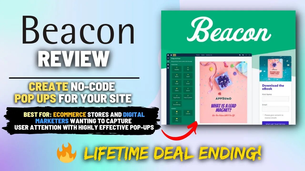 Beacon Review [Lifetime Deal] | Best Tool for Creating Professional Lead Magnets & Opt-in forms