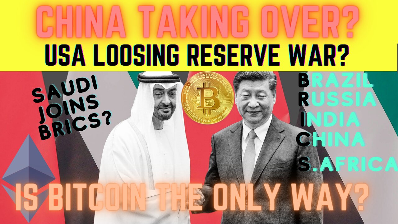 Bitcoin a Reserve Currency, or is China going to take over the world? #bitcoin #crypto #ethereum