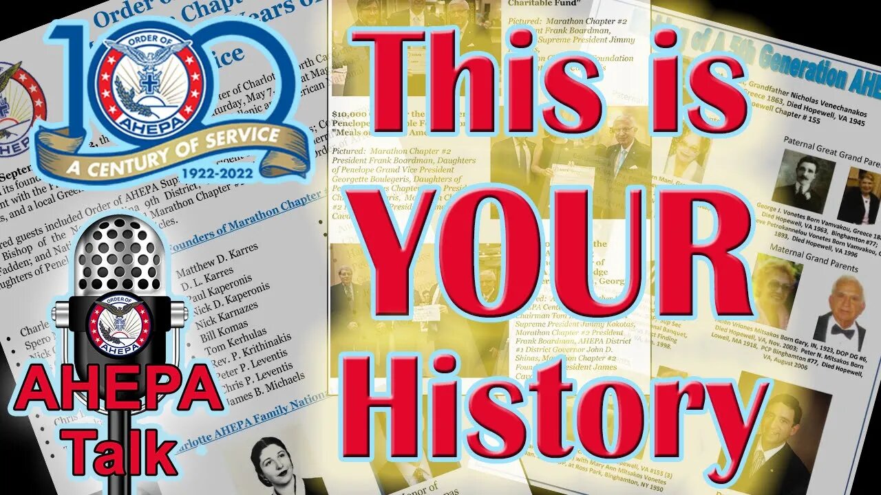 YOUR Story Your History AHEPA Talk s1e8