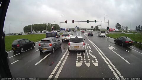 Puinhoop Afrit A4-Leimuiden
