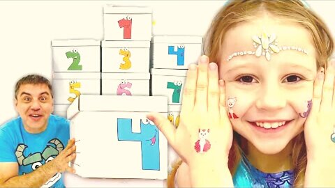 Nastya and dad are learning the Alphabet and Numbers | Educational Videos for Toddlers