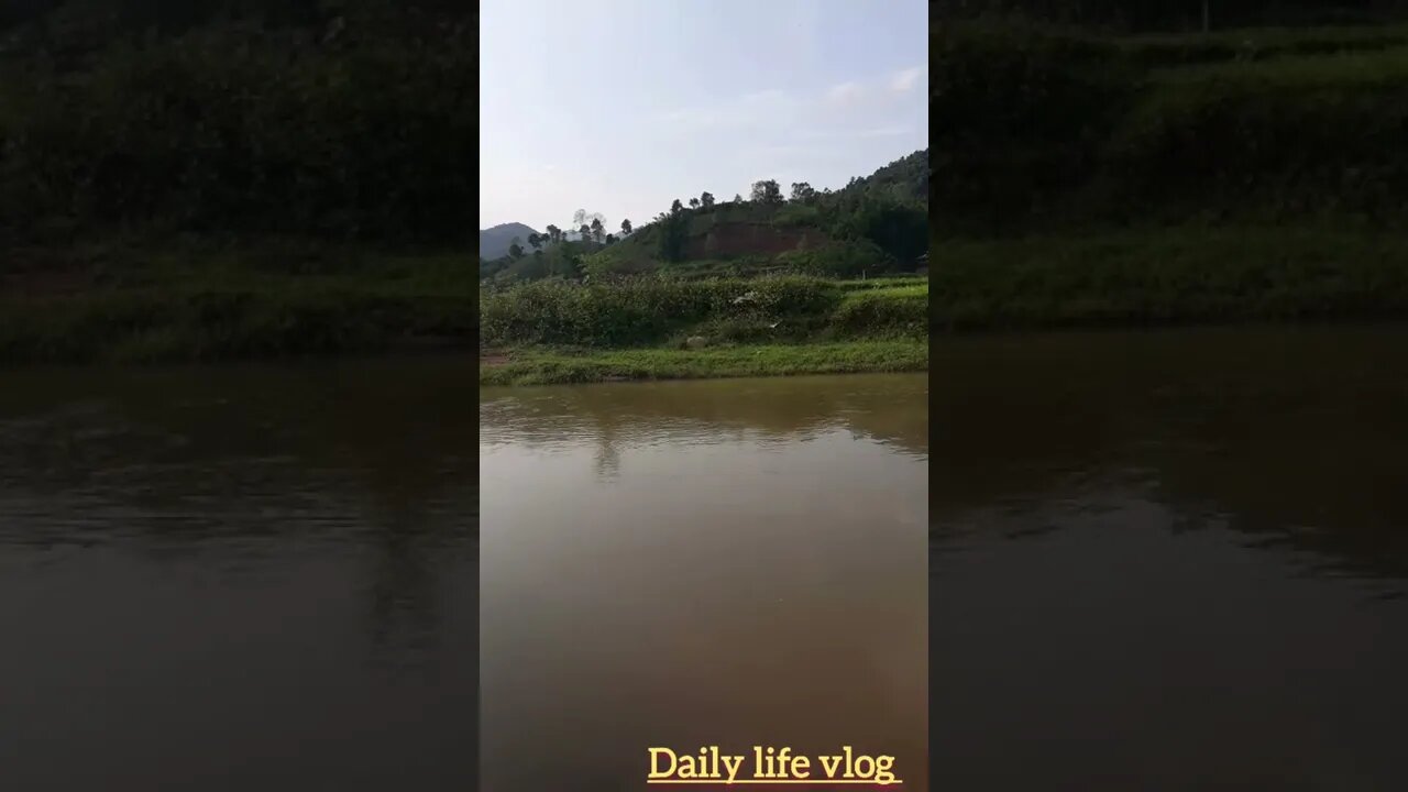 fishing in the river