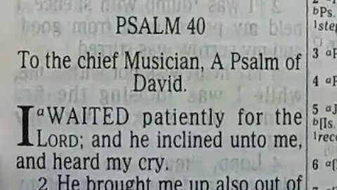 Psalms: 40-45