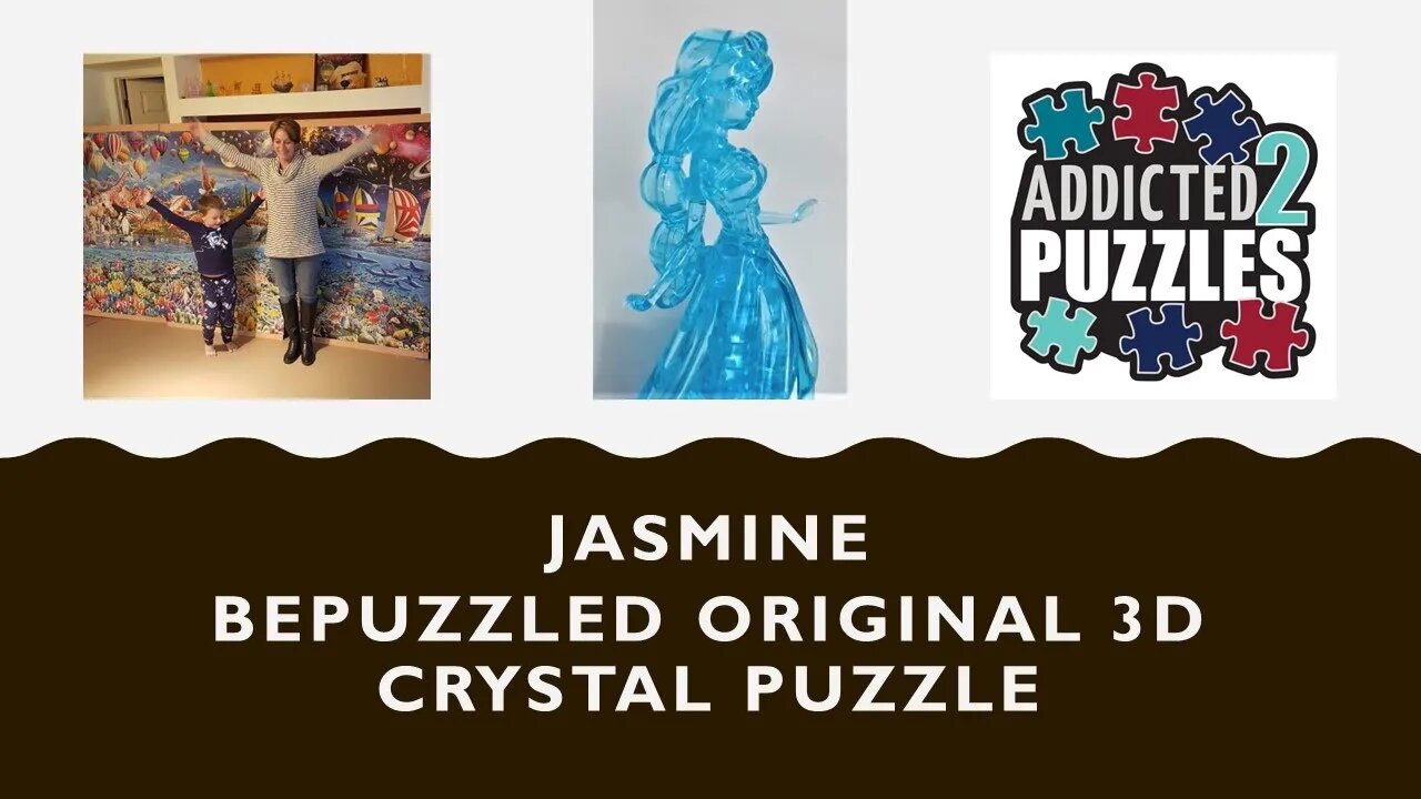 Jasmine (Aladdin) 3D Crystal Puzzle Tutorial