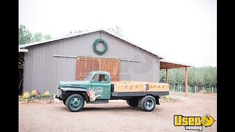 Vintage 1950 Ford F5 Tap Concession Truck | Retro Mobile Beverage Truck for Sale in Georgia