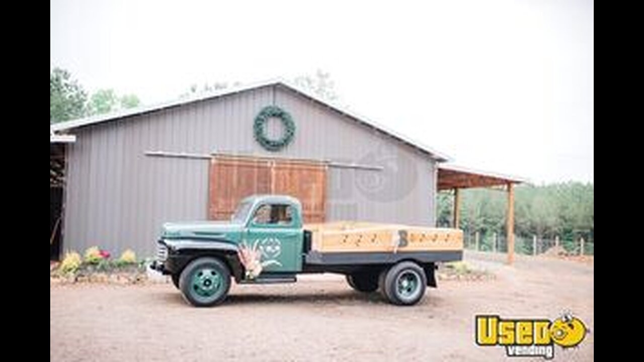 Vintage 1950 Ford F5 Tap Concession Truck | Retro Mobile Beverage Truck for Sale in Georgia
