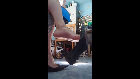 Male Dangling His Heels 👠