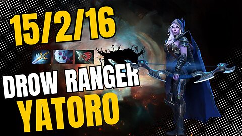 Yatoro's 30-Minute Mastery with Drow Ranger - Dota 2 Gameplay!