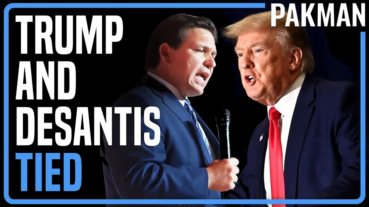 DeSantis and Trump TIED in Betting Odds After FBI Raid