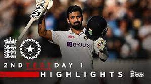 KL Rahul 127_ at Stumps _ England v India - Day 1 Highlights _ 2nd LV= Insurance Test 2021