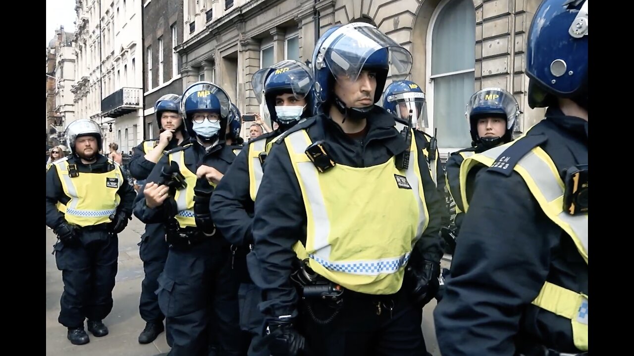 London Protest in Parliament Square - July 19th 2021