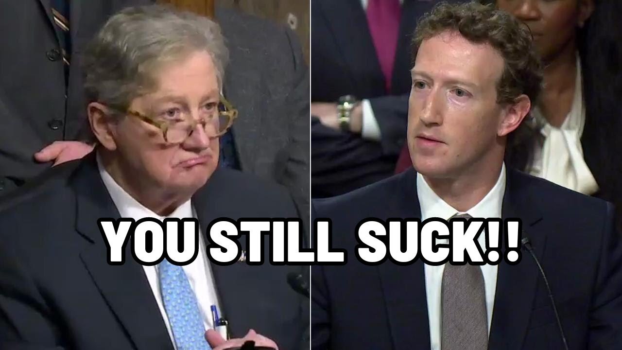 Sen. Kennedy SHOCKS Mark Zuckerberg With One Single Question...Room Bursts Into Laughter