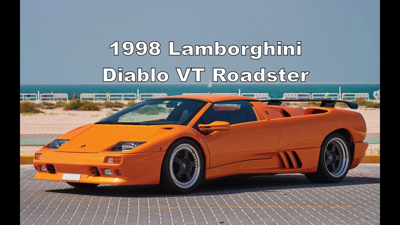 1998 Lamborghini Diablo VT Roadster